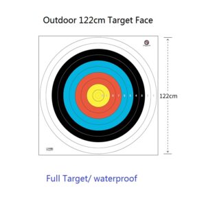 outdoor 122cm target face – full target / waterproof