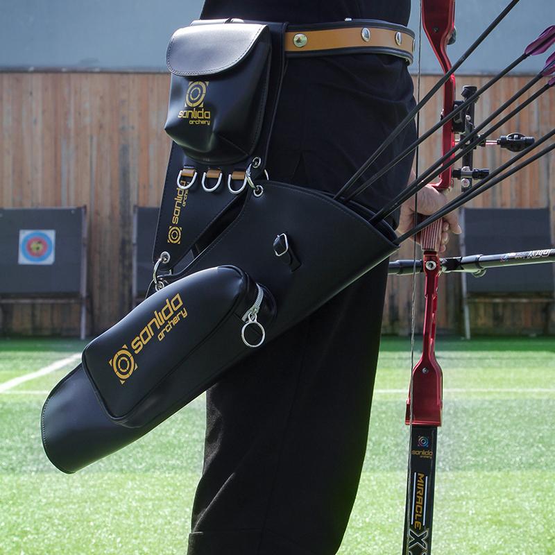 sanlida x10 target quiver – black & yellow