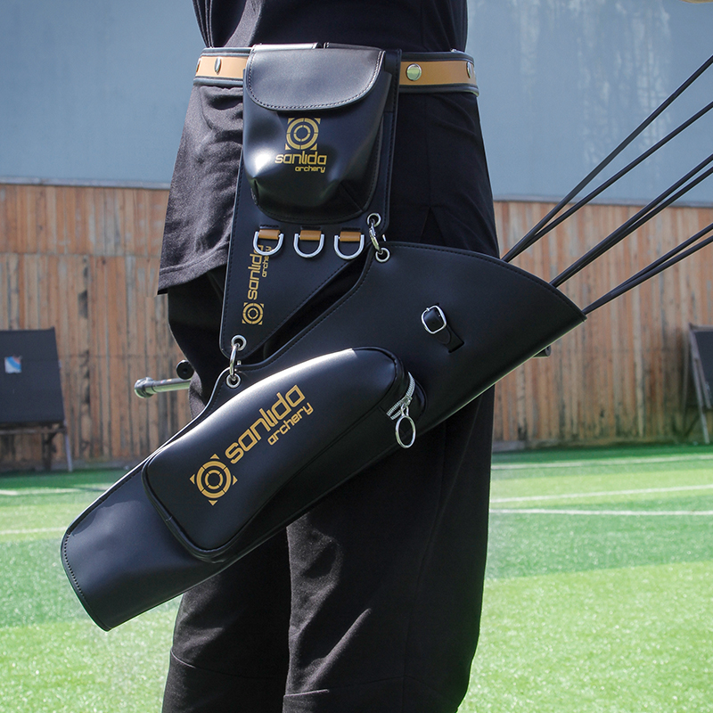 sanlida x10 target quiver – black & yellow