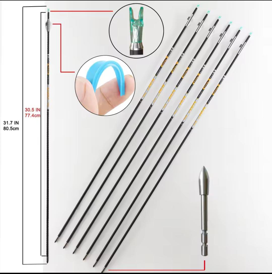 Victory V1 Arrow – Premium Carbon (12 Pcs) - Image 4