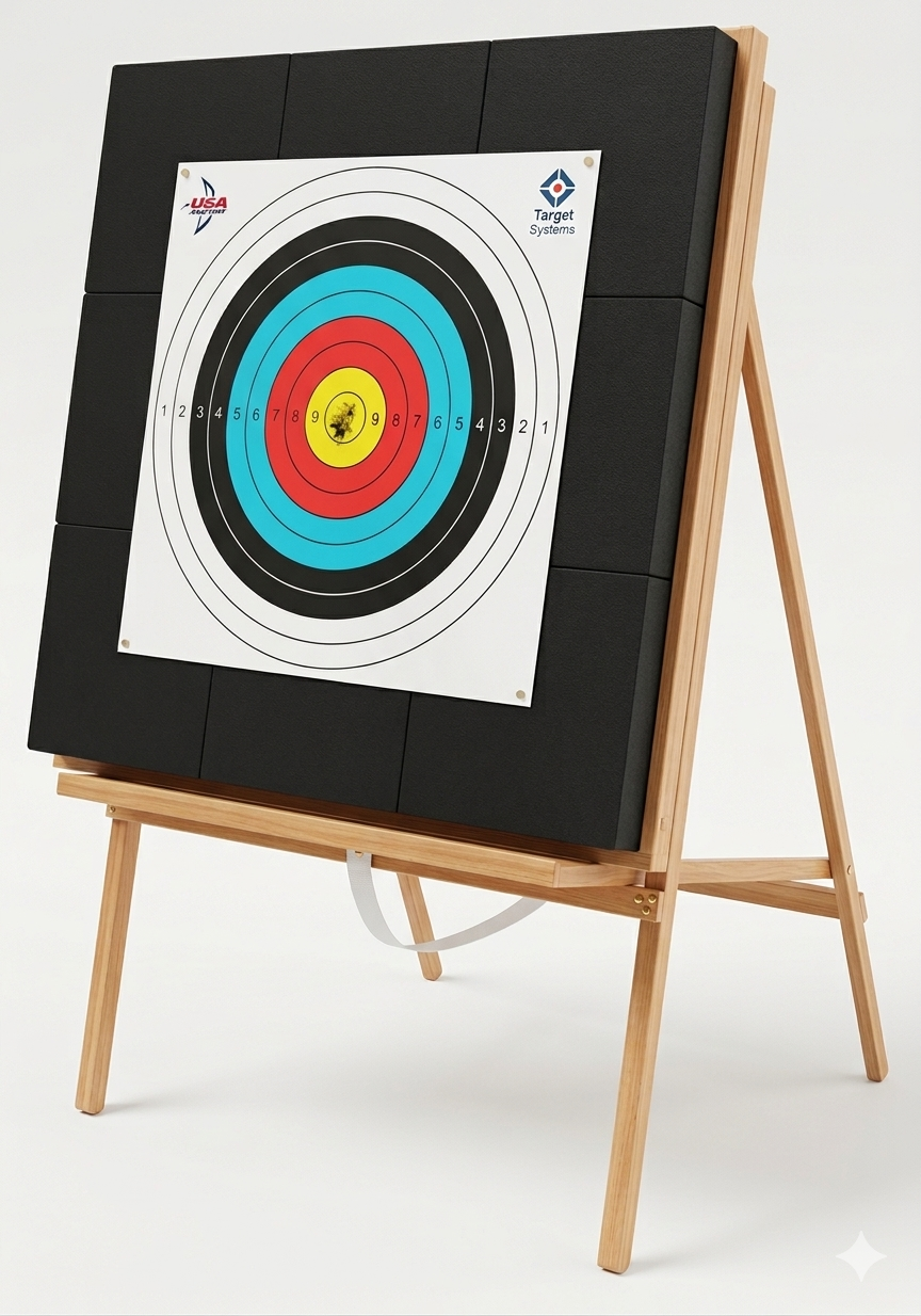 Wooden Target Frame Complete (Foam & Target)